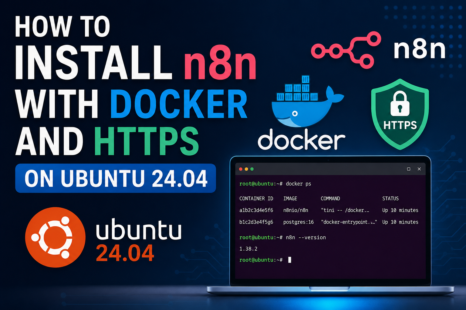 Complete Guide: Install n8n with Docker and HTTPS on Ubuntu 24.04